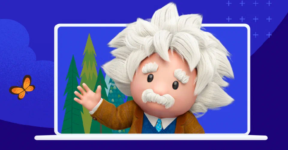 Salesforce Einstein branding used to introduce workplace AI.