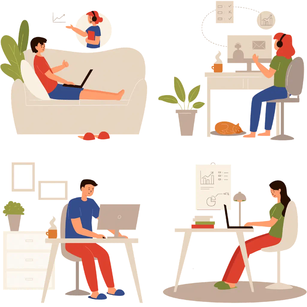 The move from on-site to remote
