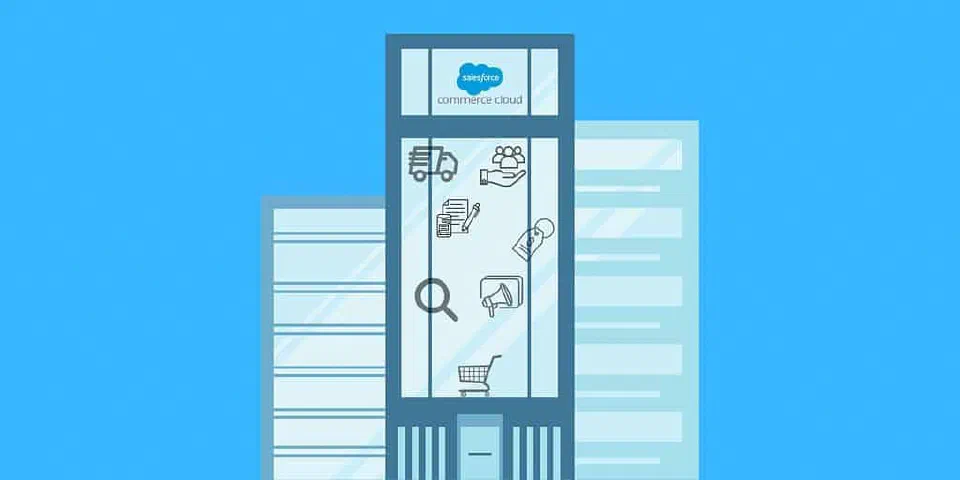 Illustration representing the strengths of a monolithic commerce architecture.