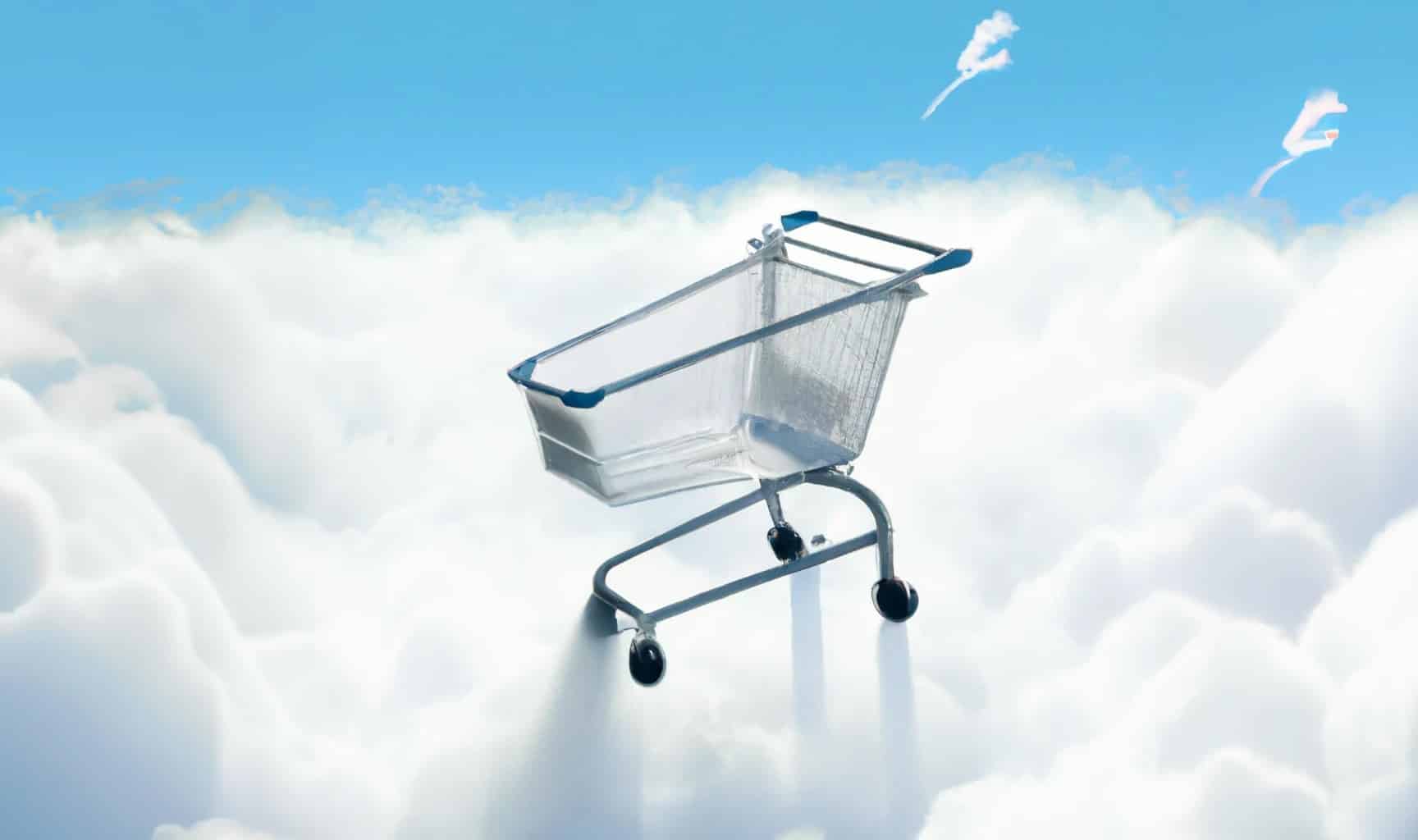 shopping-cart-in-the-clouds