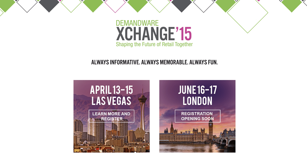 Screenshot of the Demandware Xchange Website of 2015.