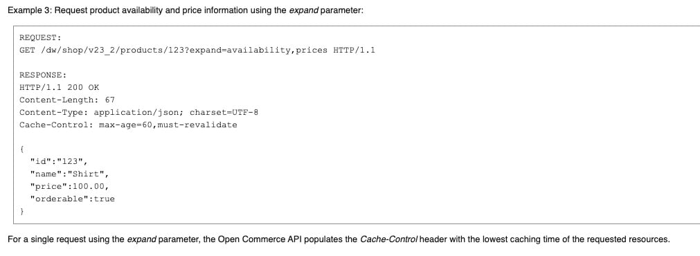 OCAPI: Expand Parameter Caching