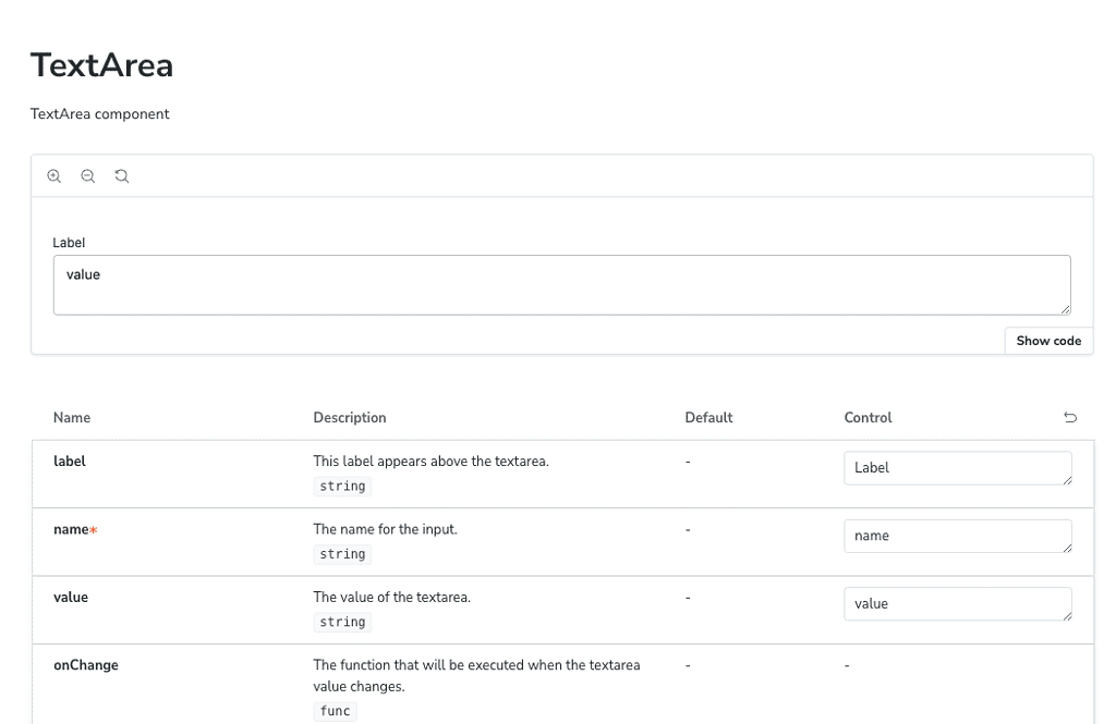 How to filter JSDoc in Storybook Autodocs 2 Storybook JSDocs after screenshot. We no longer see anything except the description.