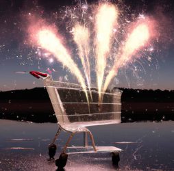 a-shopping-cart-with-fireworks